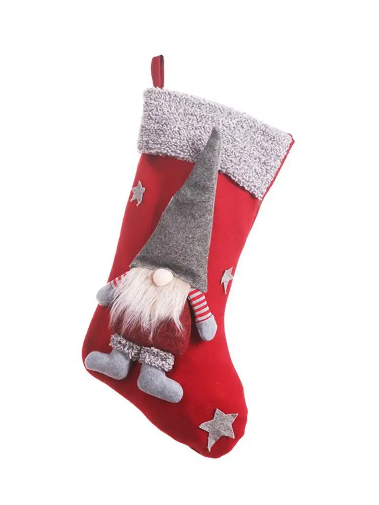 Рождественские носки; Подарочные яркие носки; рождественские украшения; рождественские носки; подарочный пакет