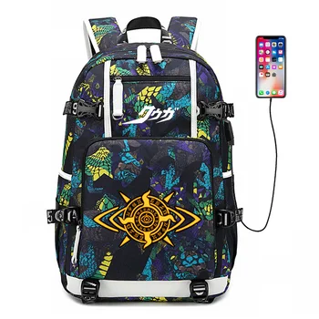 

Masked Rider Kamen Rider Backpack USB Port Rucksack Bag Snake Pattern Teenager Student School Bags travel Shoulder Laptop Bag