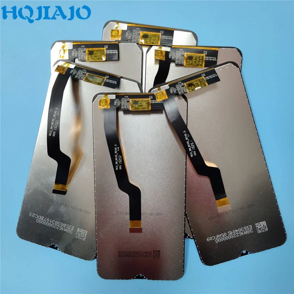 5 шт. AMOLED дисплей для samsung galaxy A10 lcd дигитайзер A105/DS A105F A105FD A105M дисплей сенсорный экран дигитайзер с рамкой