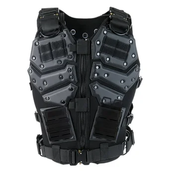 

Airsoft TF3 Tactical Vest Black Swat Body Armor Hunting CS Wargame Paintball Vest Waistcoat with 5.56 Magazine Pouches