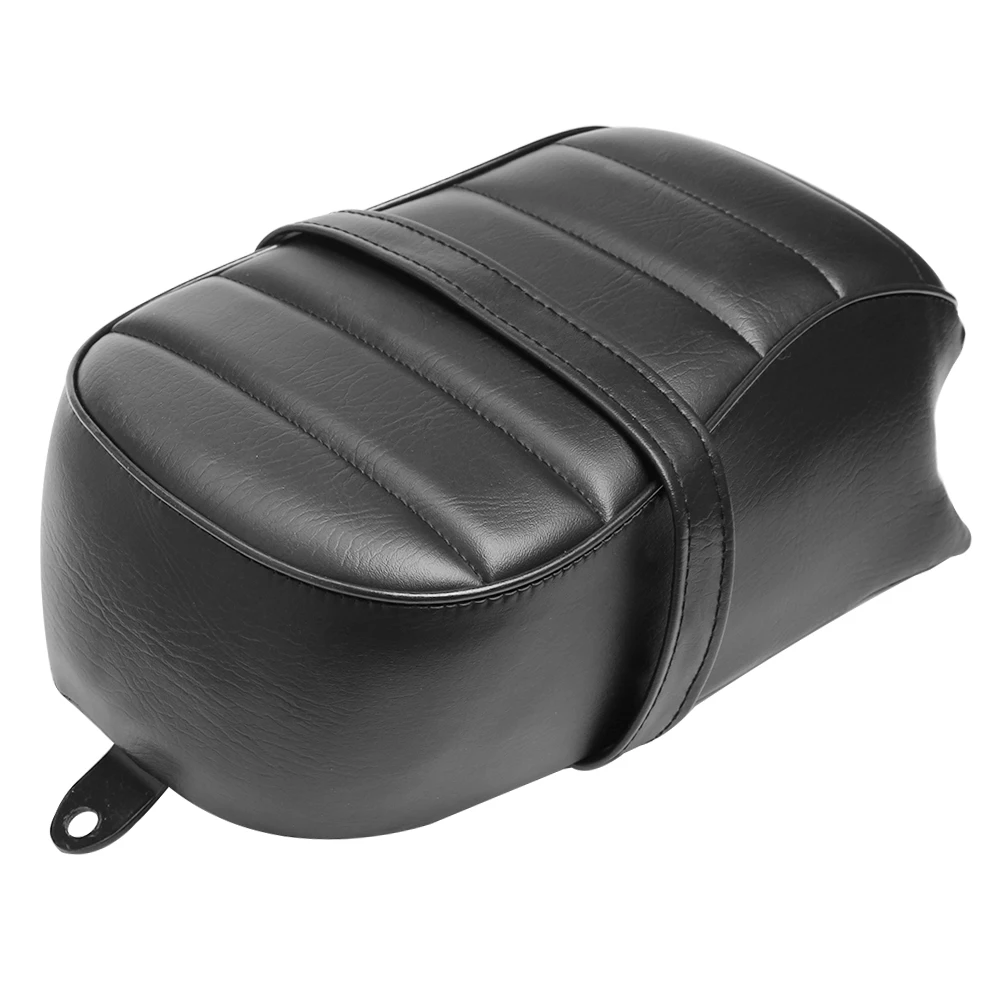 Motorcycle Black Leather Rear Passenger Pad Seat Cushion Pillion For Harley Sportster Iron 883 XL883N 2016-2020 2019 2018 2017 |