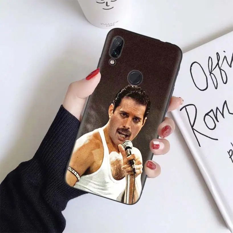 Чехол queen Freddie Mercury для Xiao mi Red mi Note 7 8 K20 7S 7A 6 6A Pro S2 5 mi Play 9T CC9 E A1 A2 Lite F1 мягкий чехол для телефона Cov