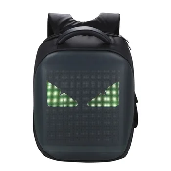 

Outdoor Intelligent LEDs Fashion Gym Bag Backpack Laptop Large Capacity Backpack School Bag Mobile Remote Change Content