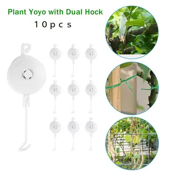 

10PCS Plant Branch Finishing Rack Plant Hook Greenhouse Planting Storage Support Hook Home Gardening Supplies