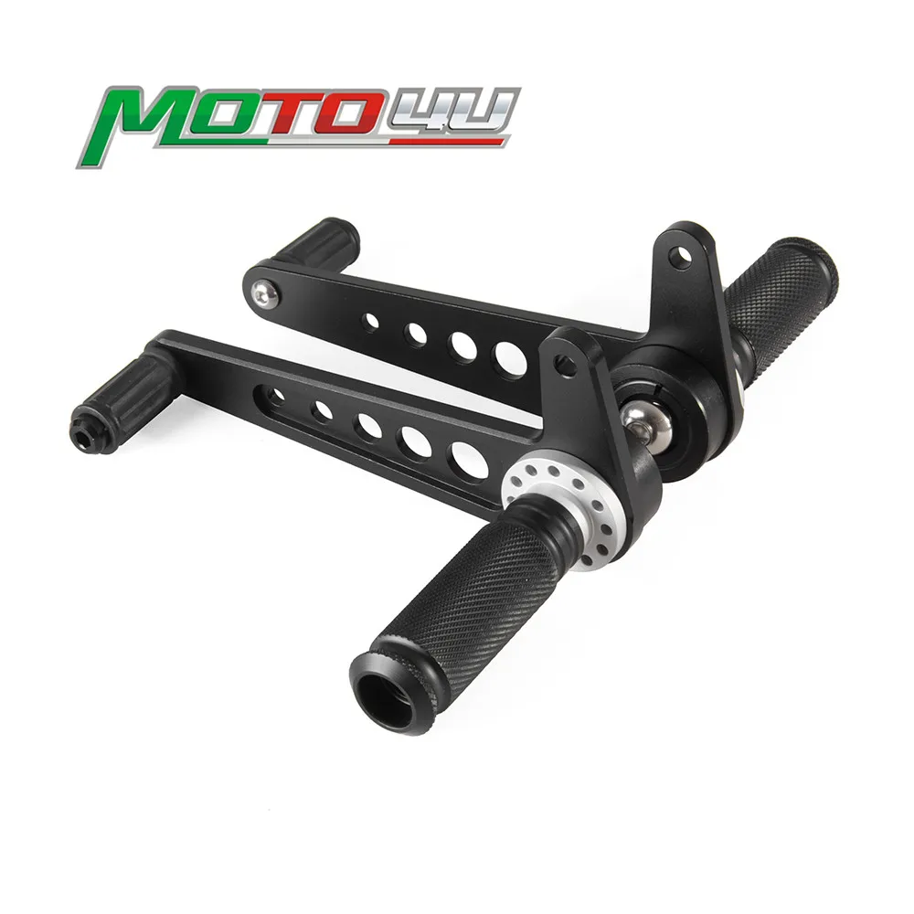 

Cafe Racer Alumninum Motorcycle Foot pegs Footrest Pegs Rear set Custom Bobber 1 Pair For Honda CB 125 450 500 550 650 750 900