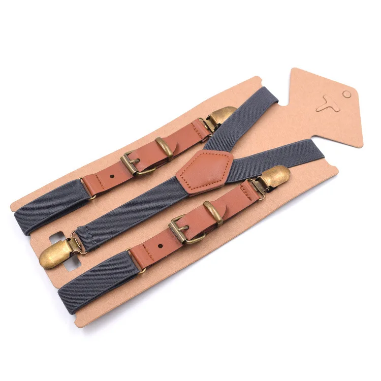 2cm Suspenders 3 зажима, новинка, для мужчин и женщин, рубашка, 2 см, штаны, брюки, клипса, Y-Back, подтяжки, Ретро стиль, эластичный сплав, металлическая головка, регулируемые подтяжки - Цвет: 2cm Suspenders