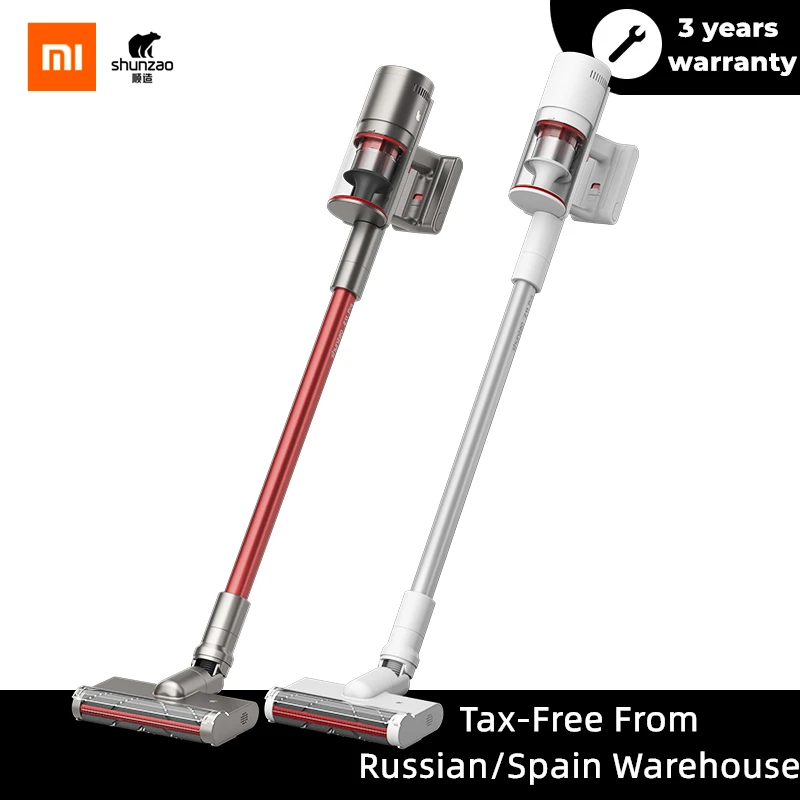 

NEW Technology Xiaomi Vacuum Cleaner SHUNZAO Z11 Z11Pro OLED display Self-clean Hair cutting 26000Pa Replaceable battery Design