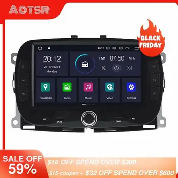 

DSP Android 9.0 DVD Car radio player GPS navigation For FIAT 500 (312) 2015+ head unit auto radio stereo multimedia player 64GB