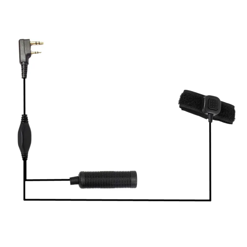 Палец PTT кабель аксессуар для гарнитуры Z Tca Sky Peltor Наушники Baofeng UV 5R 82 888S|Аксессуары
