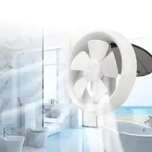 

6inch Exhaust Fan 220V High quality Ventilator Low Noise Cool Round Glass Window Bathroom Exhaust Fan Easy to clean for Daily