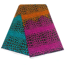 Африканский Анкара материал 6 ярдов африканская одежда восковая ткань Африканская набивная хлопок настоящая мягкая восковая ткань для женского платья 0039