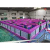 fast air shipping, inflatable maze game,outdoor challenge game inflatable haunted house for Halloween 3