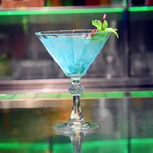 Новое стекло Алмазная огранка коктейльное треугольное стекло хрустальный кубок для шампанского бар стеклянные бокалы для шампанского хрустальные бокалы для вина