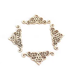 20Pcs Mixed Flower Lace Wood Crafts for DIY Scrapbooking and Home Decoration (1)