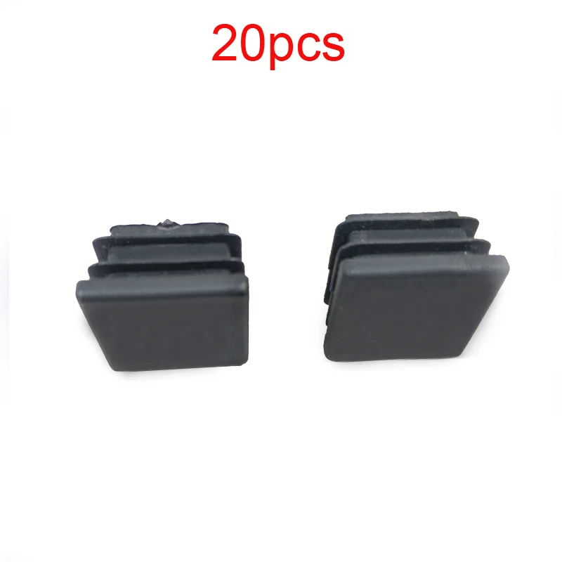 20PCS 20*20MM Carbon Fiber Square Tube Plug Inner Sleeve Stuffy Head Cover Cap Pipe Stopper Waterproof Close for DIY RC Drone | Игрушки и