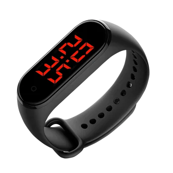 

V8 Thermometer Health Monitor Bracelet Watch Clock Band Wristband for Men Women Kid Child