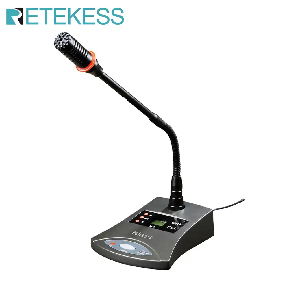 Retekess T124 Rf ワイヤレス会議システム同時通訳床サポートマイクオーディオトランスミッタ会議 会議システム Aliexpress