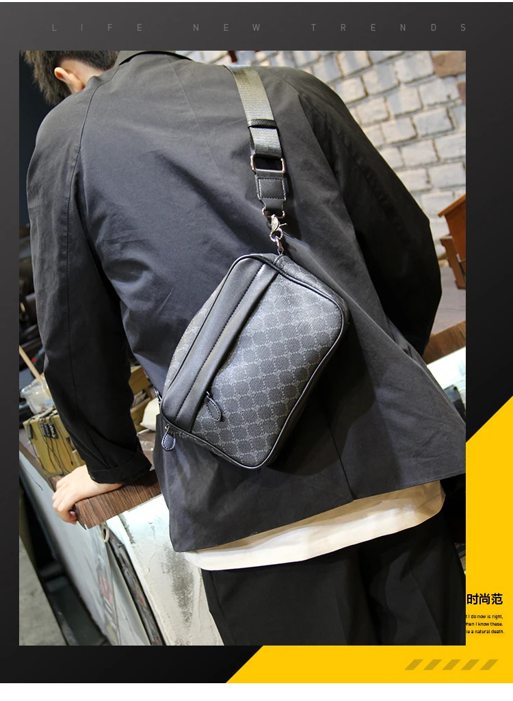  Hebetag - Bolsa al hombro de piel para hombre Bolsa de teléfono  cartera de paquete de negocios), BL509 : Ropa, Zapatos y Joyería