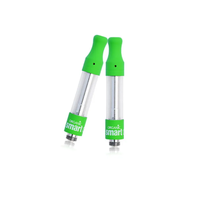 10pcslots Smart Cart CBD Vape Cartridges 1.0ml Thick Oil ceramics Coil Atomizer Tank Cartridge for 510 Thread Battery Mod Vape  (2)