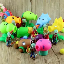 PVC Plants VS Zombies Action Figure Toys PVZ Peashooter Chomper Zombie Anime Figures Model Funny Toys For Children