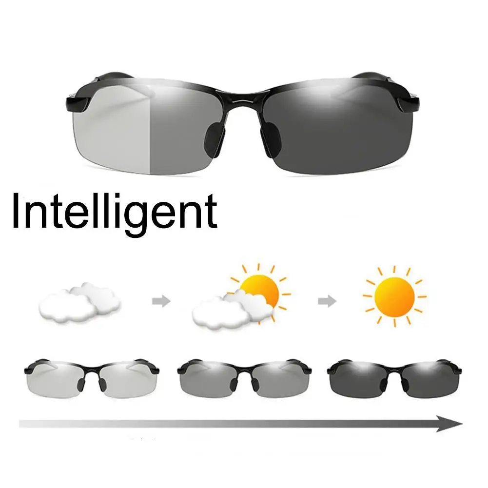 Мужские солнцезащитные очки, цветные поляризованные очки, солнцезащитные очки для рыбалки, вождения, дневные и Ночные очки