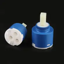 Керамический клапан с одной ручкой, кран для горячей и холодной воды, обслуживание 40 мм, 35 мм, холостой кран, катушка для ванной, кухонные аксессуары