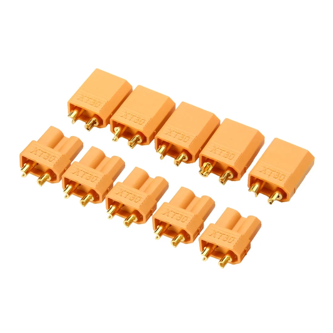 XT30 Power Connector Plug Socket For RC Quadcopter Helicopter Airplane Toys Parts 1 Pair 5 Pairs 10 Pairs Connectors