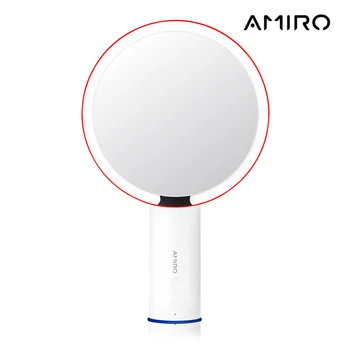 

AMIRO 8 Inch Smart LED Makeup Mirror with Motion Sensor Adjustable Brightness Countertop Vanity Mirror HD Daylight Mirror