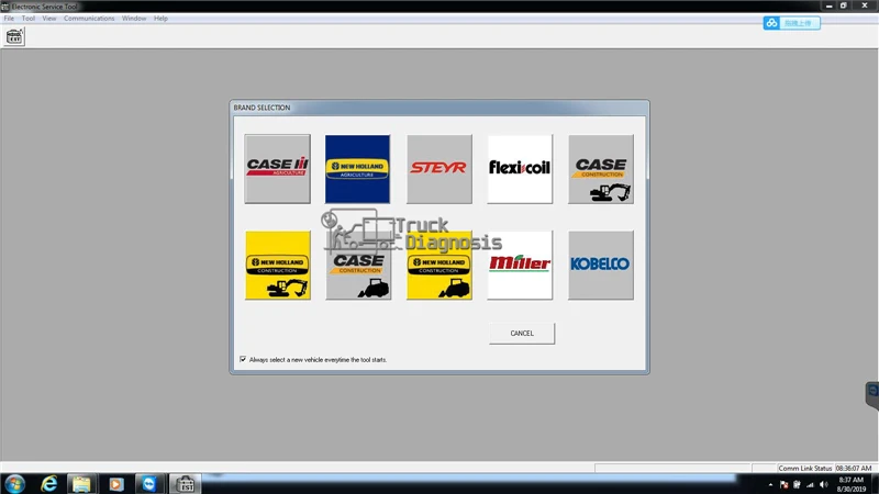 Toughbook cf19 для CNH Est диагностический инструмент с новой голландской чехол для сельского хозяйства диагностический комплект сканер