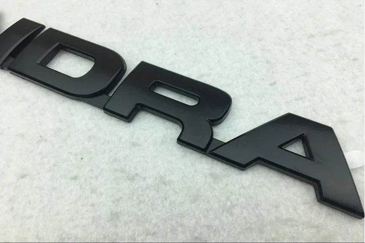 1 шт. автомобильный Стайлинг 36 см 3D ABS пластик серебристый черный Тундра дверь боковой багажник задний багажник значок эмблема наклейка