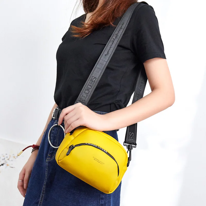 New Solid Color Women's Cross-slant Bag