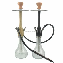 Черный цвет желтый цвет кальян деревянный wukah популярный деревянный кальян Личное использование или барная посуда