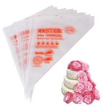 Кондитерские пакеты 10 дюймов одноразовый для глазури мешки 100/шт, украшения сумки для выпечки и украшения тортов