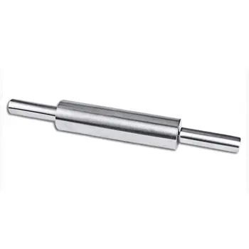 

Bakeware Stainless Steel Rolling Pin Non-stick Food Grade Silicone Working Dough Dumplings Roller Kitchen Products