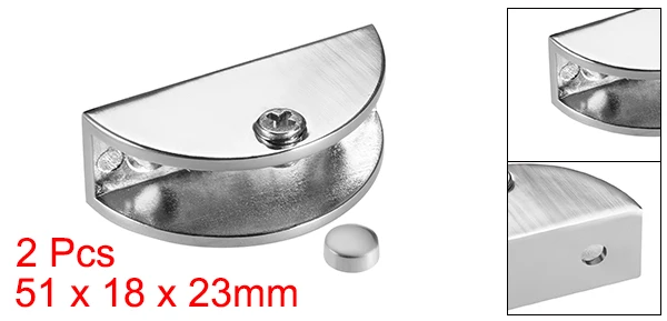Largr 10-12mm 2pcs Uxcell 2/4/10 шт. Стекло кронштейны для полок регулируемый браслет из цинкового сплава полукруглые разноцветные плоские с Стекло зажим держатель для 5-8/8-10/10-12 мм Толщина - Цвет: Largr 10-12mm 2pcs