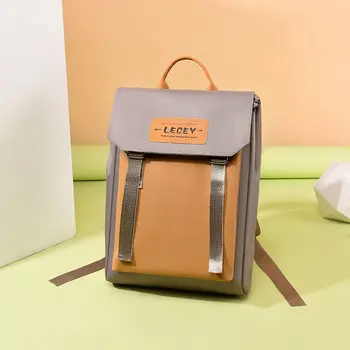 

Black Backpack Women School Bag for Girls Teenage Oxford Panelled Back Pack Ladies Casual Patchwork Student College Bagpack 2020