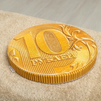 

Chair pillow Coin 10p, D-40, gabardine, foam rubber