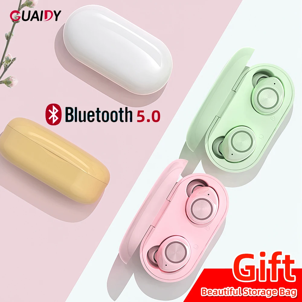 Wireless Earphone TWS Bluetooth V5 0 Earbuds With Mic Sports Headsets For iPhone XS Xiaomi Redmi K30 Mini Universal Charging Box