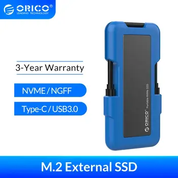 

ORICO External SSD M.2 NVME NGFF SSD 1TB SSD 128GB 256GB 512GB hard drive Portable SSD Solid State Drive with Type C USB 3.1