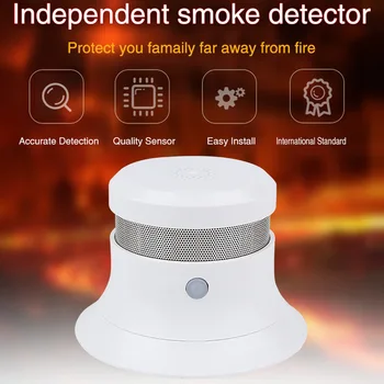 

Standalone Smoke Detector Photoelectric Fire Smoke Home Security Alarm