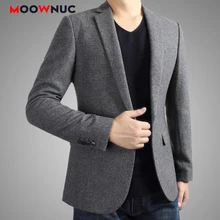 Groom's Clothes Men's Suit Blazers Autumn Jacket Masculino Hombre Solid Slim Fit Smart Casual Mens Clothes Men's Coats MOOWNUC Groom's Clothes Men's Suit Blazers Autumn Jacket Masculino Hombre Solid Slim Fit Smart Casual Mens Clothes Men's Coats MOOWNUC