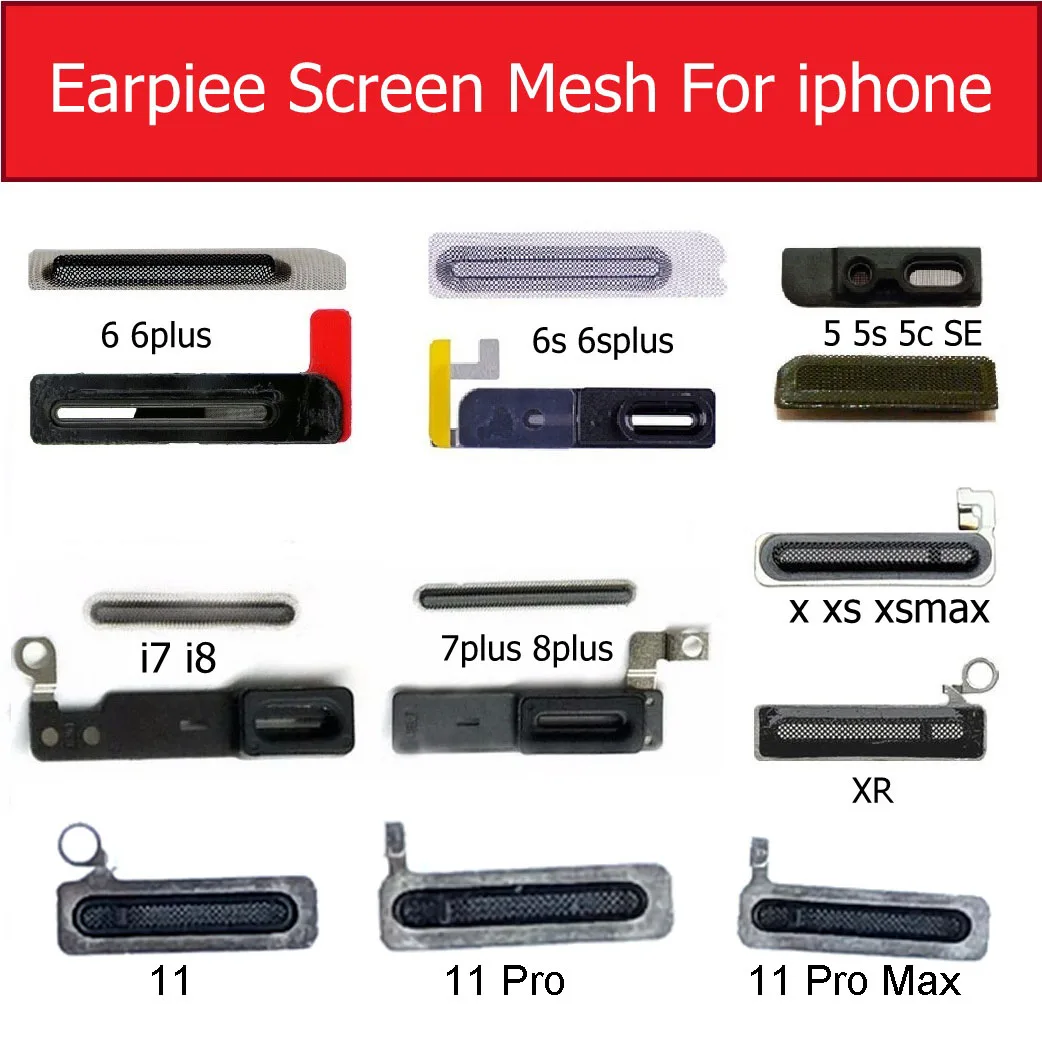 Пылезащитная сетка для экрана iPhone 11 Pro X XS MAX XR клей наушников iphone 5 6s 6 7 8 plus динамик
