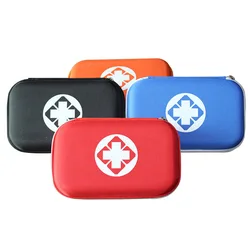 Para a emergência saco de primeiros socorros medicial vazio mini viagem acampamento ao ar livre do carro resgate sobrevivência kit portátil eva caso armazenamento