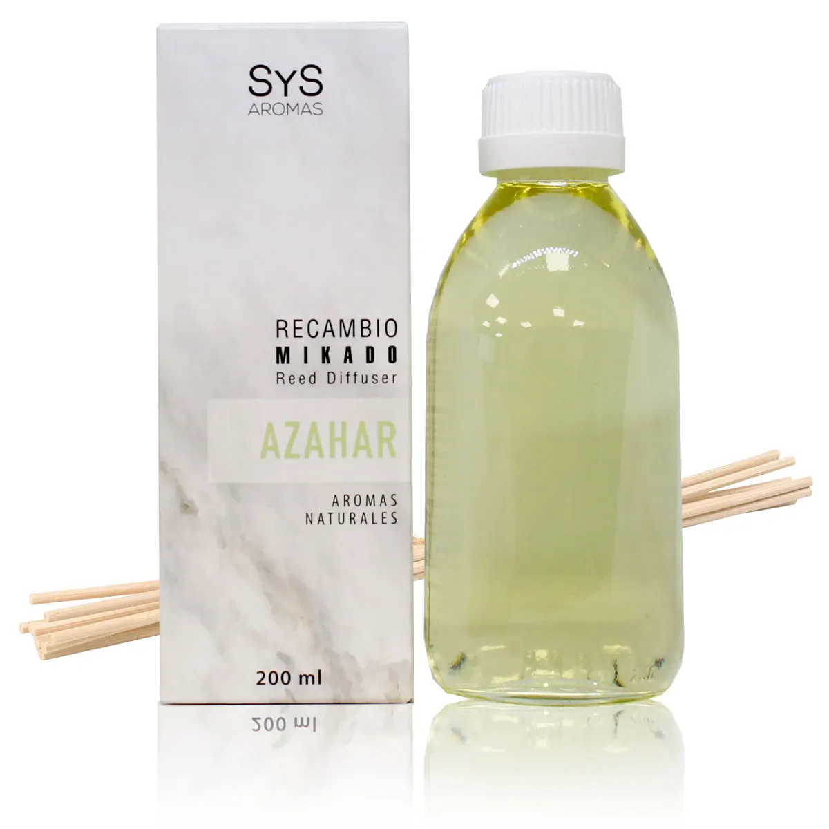 Lab Sys Refill Deodorante Per Ambienti Mikado Orange Blossom Sticks 200Ml Compreso Rods Home Fragrance Aromatics Diffusore Diffusore Di Aromi Giardino