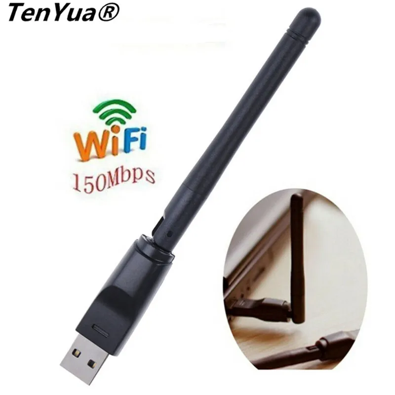 Мини беспроводной USB WiFi адаптер MT7601 сетевая LAN карта 150 Мбит/с 802.11n/g/b Wifi донгл для