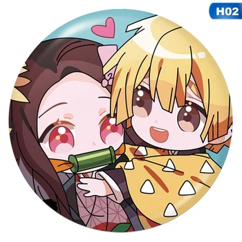 

Anime Demon Slayer Cosplay Badge Cartoon Collection Backpacks Bags Button Blade Of Ghost Enamel Pin Kimetsu No Yaiba Brooch Pin