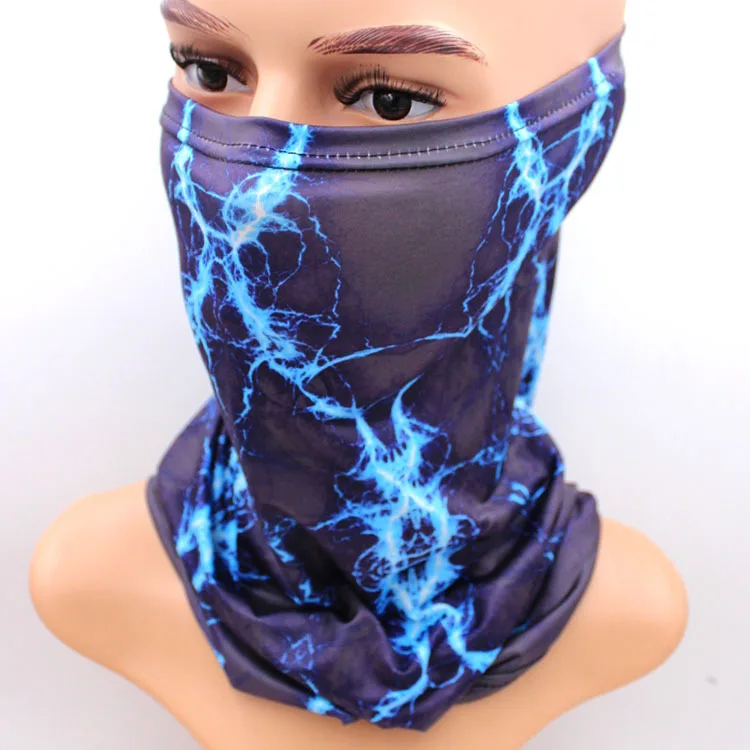 Bandana Moto Vélo Randonnée Pêche SMEHCF 4 Bandeau Multifonctionnel Bandana Cagoule Demi Accessoire Polyvalent Moto Vélo Rando