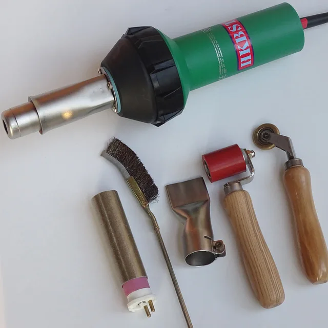 Plastic Welder with 12PCS Parts for PP,PVC,PE,PPR,Vinyl floor,Banner Fast Ship