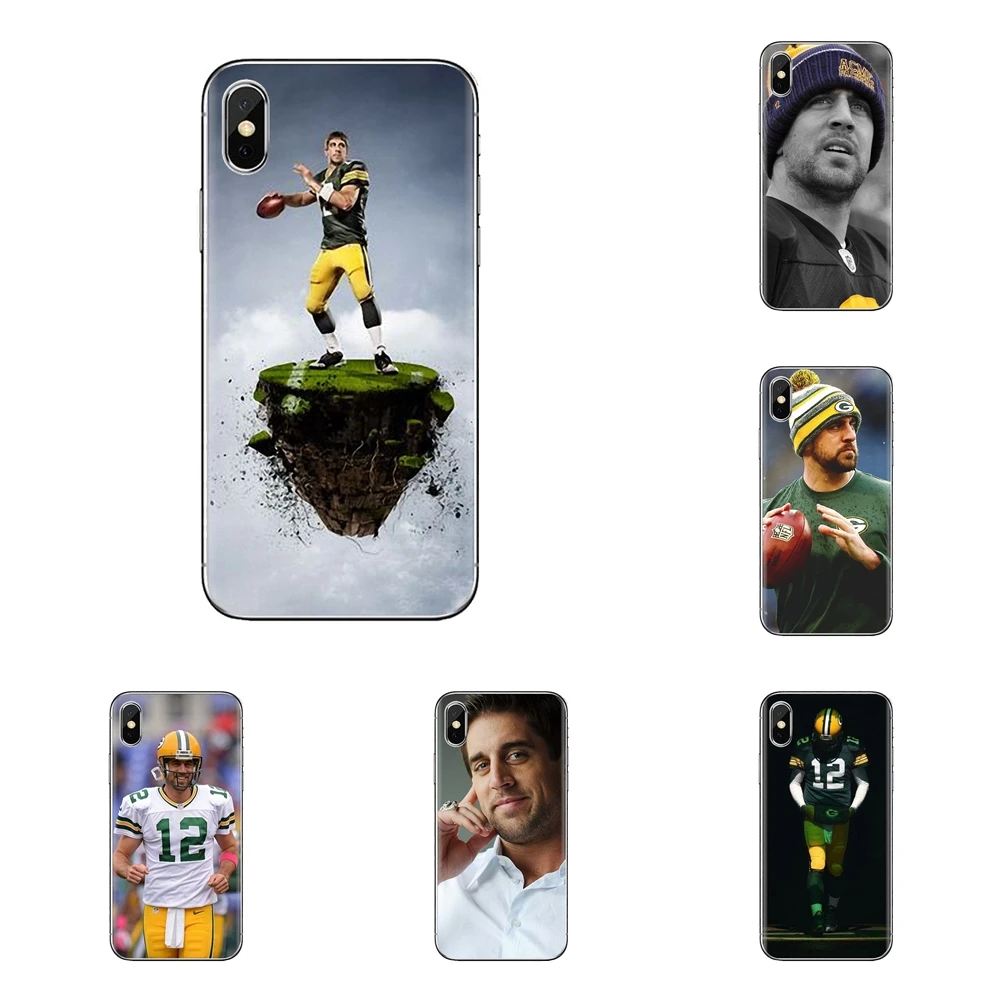 Аарон родгерс Пэкерс автограф прозрачные мягкие чехлы для Samsung Galaxy A3 A5 A7 A9 A8 Star A6