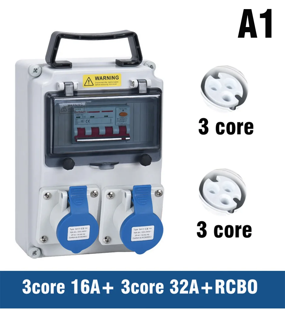 à prova d'água com interruptor mcb rcbo de 220v 380v 16a e 32a
